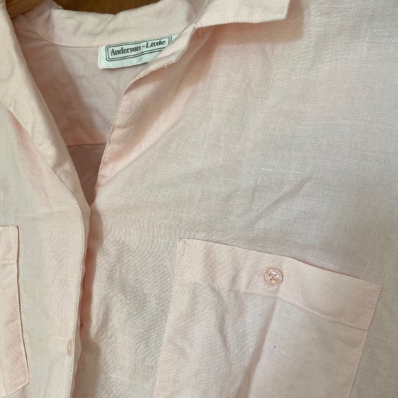 Anderson-Little Womens Short-Sleeve Shirt, Pink - Picture 3 of 3